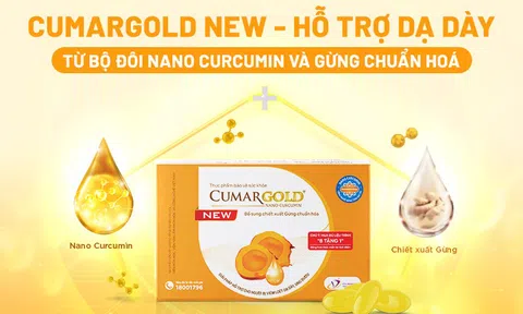 TPBVSK CumarGold New - Hơn 1 thập kỉ hỗ trợ người trào ngược, viêm loét dạ dày