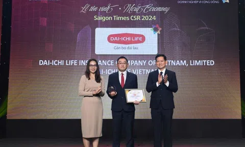 Dai-ichi Life Việt Nam lần thứ 6 đạt danh hiệu “Doanh nghiệp Vì Cộng đồng - Saigon Times CSR”