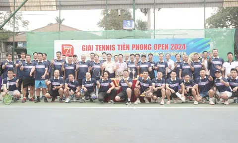 Sôi động Giải tennis Tiền Phong mở rộng năm 2024