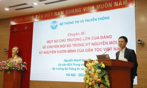 Bộ trưởng Nguyễn Mạnh Hùng: Chuyển đổi số là lời giải cho những vấn đề lớn