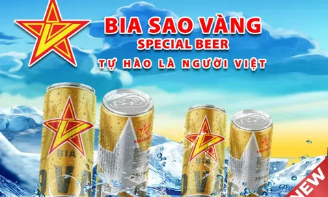 Bia sao vàng - Savabeco không ngừng nâng cao giá trị Việt