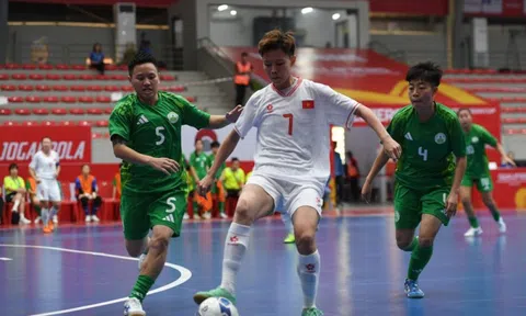 Tuyển futsal nữ Việt Nam thắng đậm 21-0 ở vòng loại giải châu Á