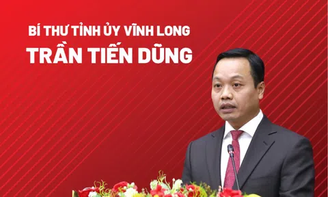 Chân dung tân Bí thư Tỉnh ủy Vĩnh Long Trần Tiến Dũng