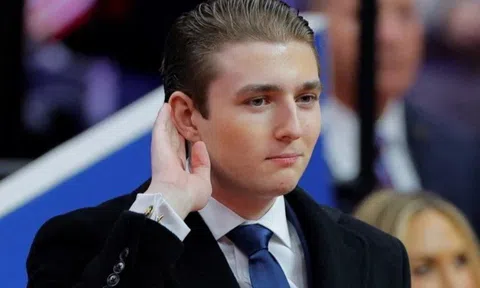 Phong thái Barron Trump