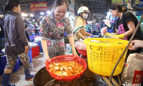 Chợ cá chép TPHCM tấp nập, tiểu thương phải thuê thêm chục nhân viên