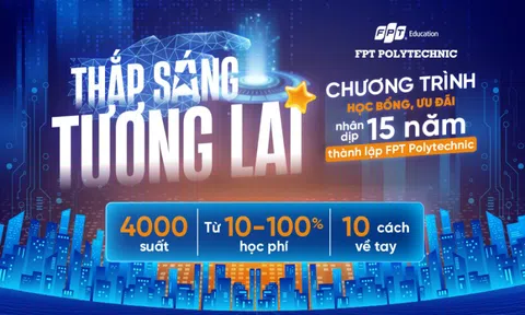 4.000 suất học bổng, ưu đãi từ FPT Polytechnic, suất lớn nhất trị giá 100% học phí