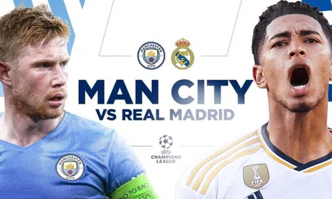 Kết quả bốc thăm vòng play-off UEFA Champions League: Cuộc đối đầu kinh điển Man City vs Real Madrid