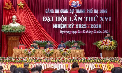 Đại hội Đảng bộ Quân sự thành phố Hạ Long lần thứ XVI