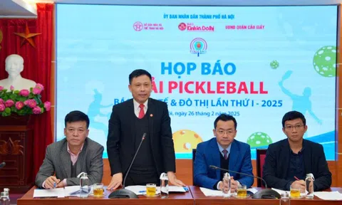 Giải Pickleball Báo Kinh tế và Đô thị lần thứ I - 2025 thu hút gần 500 VĐV