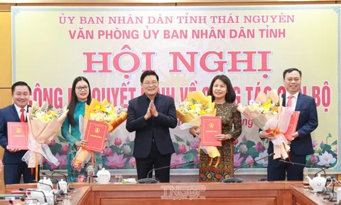 Bổ nhiệm cán bộ chủ chốt tại Viện kiểm sát và Văn phòng UBND tỉnh Thái Nguyên