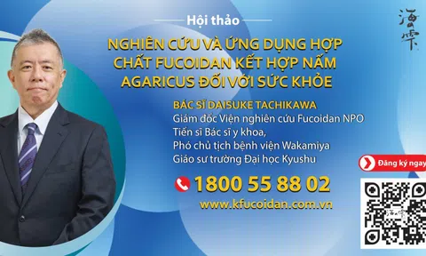 Đăng ký tham gia hội thảo nghiên cứu các tác dụng chuyên sâu của Fucoidan đối với sức khỏe