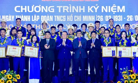 Tuyên dương 100 cán bộ Đoàn xuất sắc nhận Giải thưởng Lý Tự Trọng năm 2025