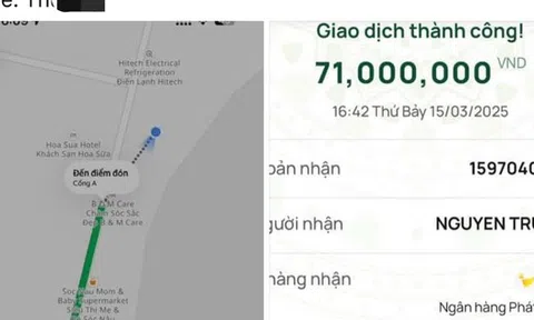 Vụ chuyển nhầm cho tài xế grab 71 triệu đồng: Nữ hành khách đã nhận lại tiền