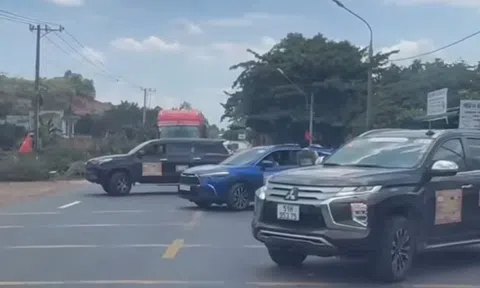 Điều tra vụ 2 ô tô chặn quốc lộ để ‘dẹp đường’ cho đoàn xe doanh nhân