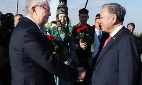 Tổng Bí thư Tô Lâm và Phu nhân bắt đầu thăm cấp Nhà nước Cộng hòa Kazakhstan