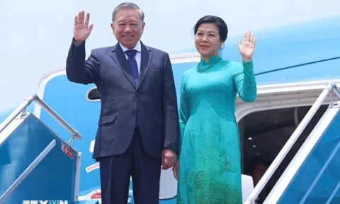 Tổng Bí thư Tô Lâm và Phu nhân rời Hà Nội, lên đường thăm bốn nước