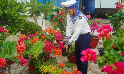 Những người lính Hải quân ở Trường Sa