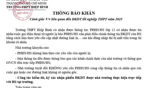 Cảnh báo khẩn về chiêu thức lừa đảo mới liên quan thi tốt nghiệp THPT