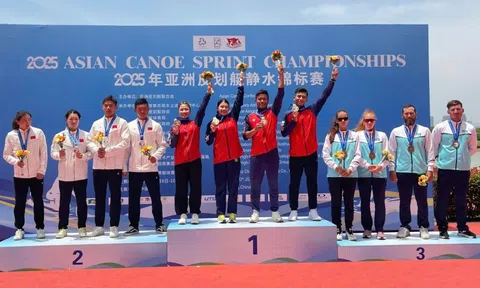 Canoeing Việt Nam giành HCV châu Á, khẳng định vị thế châu lục