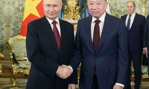 Tổng Bí thư Tô Lâm hội đàm hẹp với Tổng thống Nga Vladimir Putin