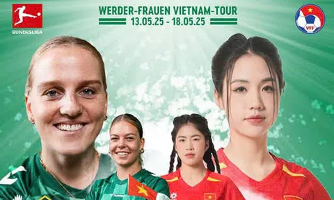 Lần đầu tiên đội bóng đá nữ Đức tới giao hữu tại Việt Nam