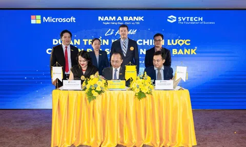 Nam A Bank số hóa môi trường làm việc, thúc đẩy năng suất và tăng cường bảo mật