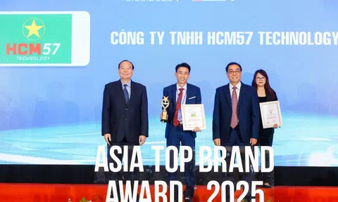 HCM57 Technology lọt top 10 thương hiệu tín nhiệm châu Á 2025