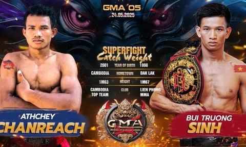 'Thần Võ Việt Nam' Bùi Trường Sinh khởi đầu cuộc chinh phục võ đài MMA quốc tế