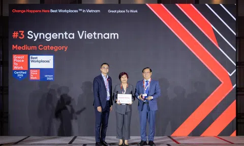 Syngenta tiếp tục lọt top bảng xếp hạng 'Nơi làm việc xuất sắc hàng đầu Việt Nam'