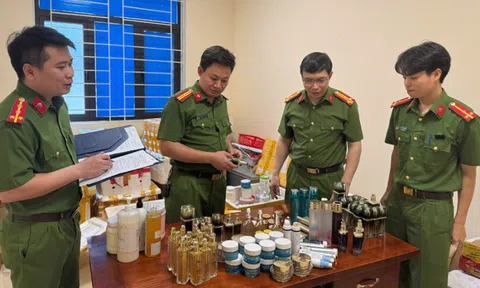 Triệt phá cơ sở sản xuất, buôn bán số lượng lớn mỹ phẩm giả ở Thanh Hóa