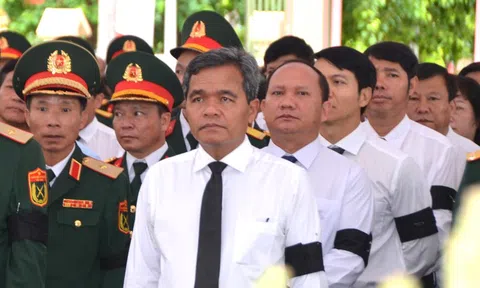 Truy điệu, an táng 23 hài cốt liệt sĩ hy sinh tại Campuchia