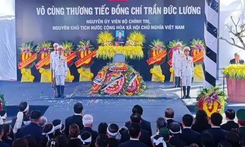 Nguyên Chủ tịch nước Trần Đức Lương an nghỉ nơi đất mẹ