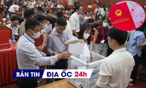 Địa ốc 24H: Kiến nghị bỏ sổ hồng giấy; đất thôn huyện ngoại thành đấu giá lên gần 181 triệu/m2
