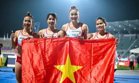 Điền kinh Việt Nam hụt HCV châu Á nội dung 4x400m nữ
