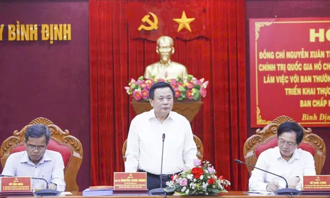 Đoàn công tác Trung ương làm việc với lãnh đạo tỉnh Bình Định và Gia Lai