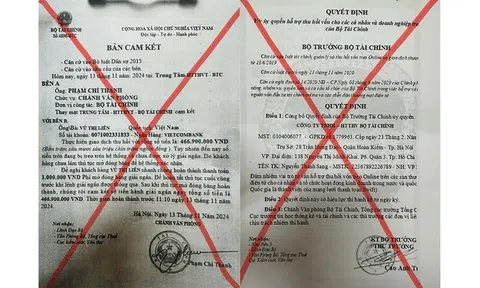 Lãnh đạo Bộ Tài chính bị giả mạo chữ ký, con dấu