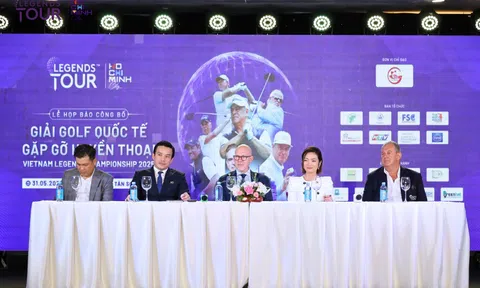 60 huyền thoại golf thế giới tranh tài tại Vietnam Legends Championship 2025