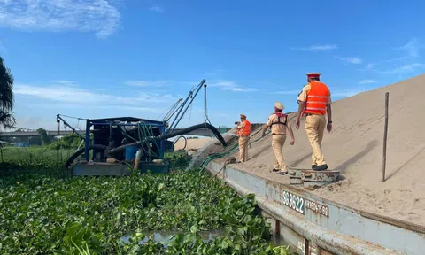 CSGT Bình Dương tổng kiểm soát, xử lý ‘cát tặc’