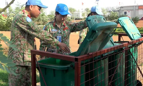 Nữ đại uý công binh Việt Nam lan toả màu xanh ở phái bộ UNISFA