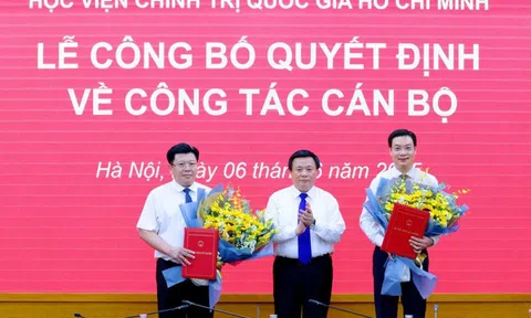 Học viện Chính trị Quốc gia Hồ Chí Minh công bố quyết định về công tác cán bộ