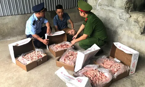 Phát hiện 1 tấn chân gà gắn 'tên lạ' mua qua mạng, không rõ nguồn gốc