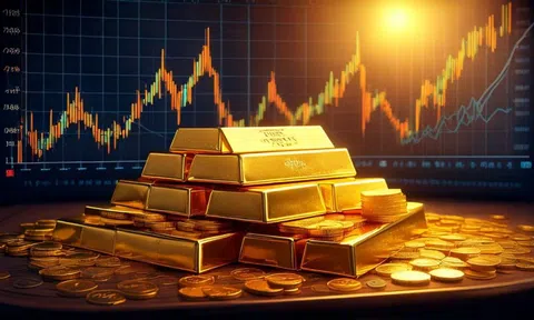Giá vàng thế giới bật tăng, chứng khoán suy yếu