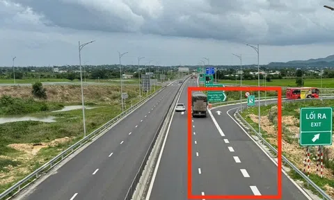 Điều chỉnh vạch sơn bị phản ánh gây khó cho tài xế trên cao tốc Vĩnh Hảo - Phan Thiết