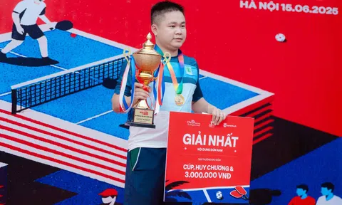 'Lộ diện' những nhà vô địch giải Pickleball Báo chí và Truyền thông - ACE Cup 2025