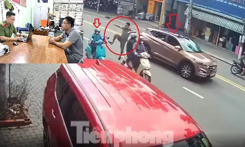 Lời khai của người đàn ông đạp nữ tài xế xe ôm ngã nhào ở Bình Dương