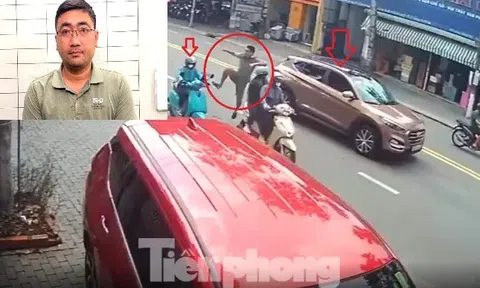 Bắt khẩn cấp người đàn ông đạp ngã nữ xe ôm công nghệ ở Bình Dương