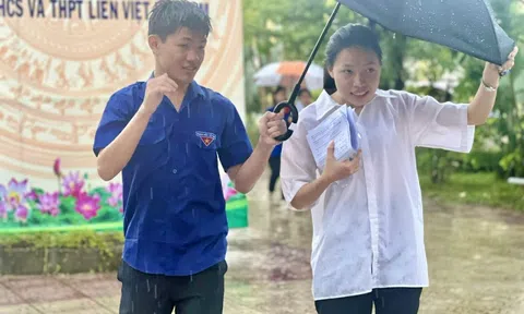 Thi Tốt nghiệp THPT: Đề phòng mưa to, thí sinh nên chuẩn bị quần áo dự phòng
