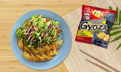 Bánh xếp Gyoza số 1 Nhật Bản của Ajinomoto đã nâng cấp phiên bản nồi chiên không dầu