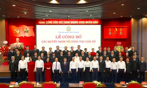 Công bố quyết định của Chánh án TAND Tối cao về công tác cán bộ