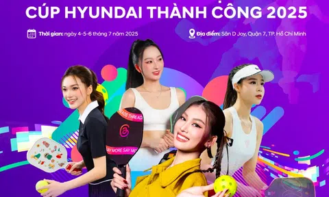 Hơn 1 tỷ đồng giải thưởng chờ đón các tay vợt xuất sắc tại Giải Vô địch Pickleball Việt Nam 2025